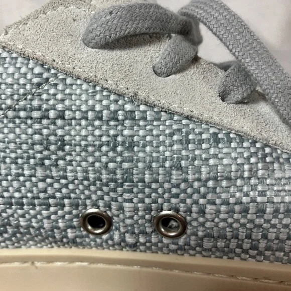 NWOT P448 Jack Suede & Woven Textured Sneakers, Women's Size 38 (US Size 8) - Picture 11 of 14